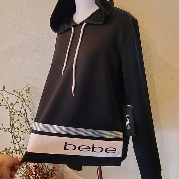 Bebe Sports Long Sleeve Hoodie Large - Picture 2 of 7